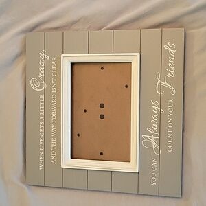 Malden gray friends frame 4×6 photo